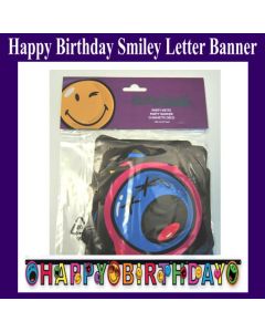 Smiley Letter Banner Happy Birthday Geburtstag