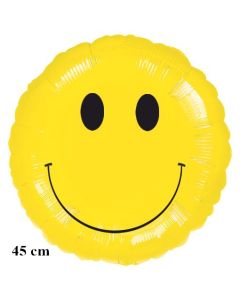 Smiley Folienballon, ungefüllt