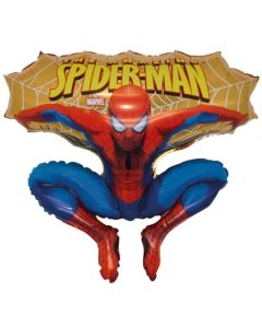 Spider-Man Sprung, Luftballon aus Folie inklusive Helium-Ballongas