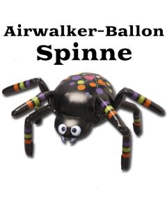 Airwalker Luftballon, Spinne, mit Helium laufender Tier-Ballon