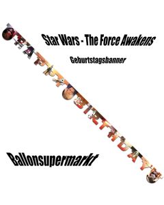 Star Wars The Force Awakens Geburtstagsbanner zum Kindergeburstag