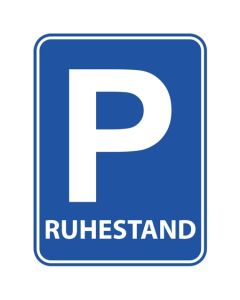 Türschild  Ruhestand, Parkplatzschild  zu Renteneintritt und Pensionierung