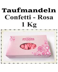 Taufmandeln Confetti, Rosa