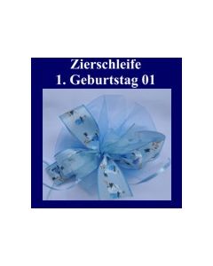 Zierschleife, 1. Geburtstag 01