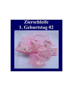 Zierschleife, 1. Geburtstag 02