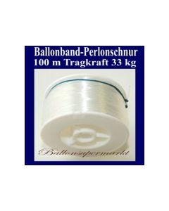 Ballonband, Perlonschnur, Rolle 100 Meter