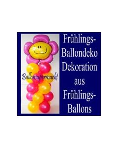 Ballondekoration-Frühlingserwachen, Dekoration aus Frühlingsballons