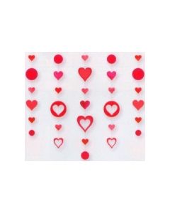Hanging Glitter Hearts