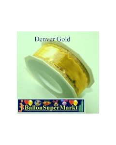 Deko-Zierband Denver, Gold, 1 Meter