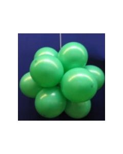 Ballonkugel mit Luftballons, Latex 30cm Ø, 150 Stück / Grün