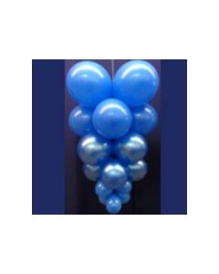 Ballontrauben mit Luftballons 10 Stück Blau
