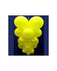 Ballontrauben mit Luftballons 10 Stück Gelb