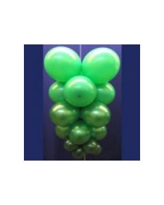 Ballontrauben mit Luftballons 20 Stück Grün