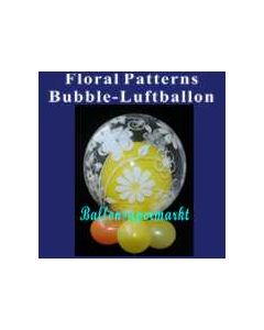 Floral Patterns, Bubble Luftballon (mit Helium)