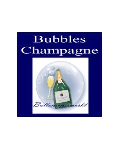 Champagne, Bubble Luftballon (mit Helium)