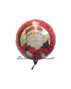 Weihnachts-Ballon der Nikolaus kommt, Luftballons zu Weihnachten mit Helium