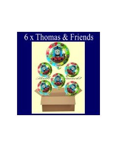 Thomas and Friends Luftballons mit Helium, Kindergeburtstag Geschenke, 6 Stück