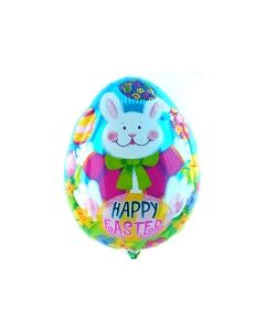 Osterei-Luftballon, Happy Easter, frohe Ostern, mit Helium