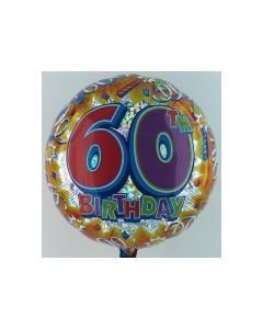 Happy Birthday &quot;60&quot; (heliumgefüllt)