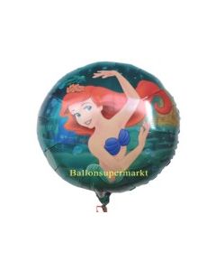 Arielle, Luftballon, Walt Disney, Meerjungfrau, Ballon aus Folie (ohne Helium)