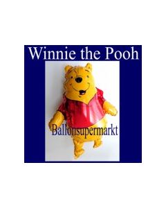 Luftballon Winnie Pooh, Folienballon ohne Ballongas