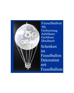 Fesselballon-50.-Jubiläum-Geburtstag-Goldene-Hochzeit