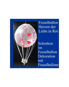 Fesselballon-Herzen-der-Liebe-Rot