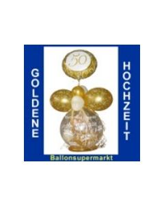 Geschenkballon Goldene Hochzeit