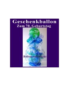 Geschenkballon zum 70. Geburtstag