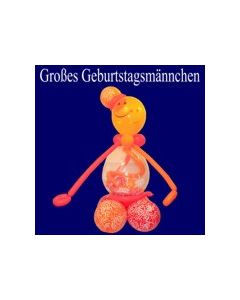 Große Geburtstagsfigur aus Luftballons