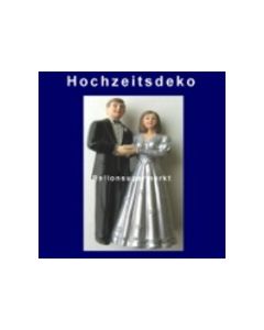 Hochzeitspaar, Hochzeitsdeko, Silberne Hochzeit 01