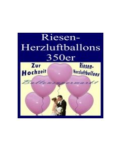Riesenherzluftballons Hochzeit
