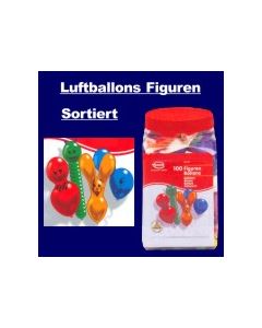 Luftballons &quot;Figuren Sortiert&quot; 100 Stück