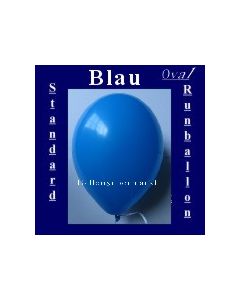 Luftballons Standard R-O 27 cm Blau 10 Stück