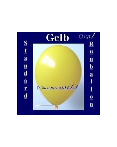 Luftballons Standard R-O 27 cm Gelb 10 Stück