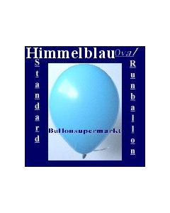 Luftballons Standard R-O 27 cm Himmelblau 100 Stück