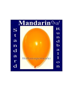 Luftballons Standard R-O 27 cm Mandarin 100 Stück