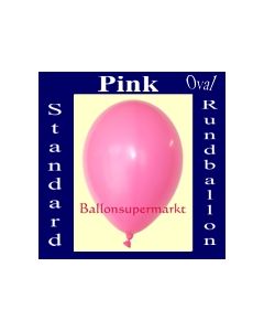 Luftballons Standard R-O 27 cm Pink 100 Stück