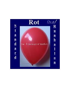Luftballons Standard R-O 27 cm Rot 100 Stück