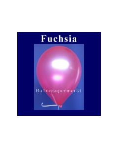 Luftballons Metallic 25 cm Fuchsia R-O 10 Stück
