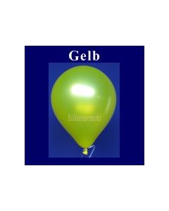 Luftballons Metallic 25 cm Gelb R-O 100 Stück