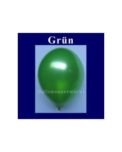 Luftballons Metallic 25 cm Grün R-O 10 Stück