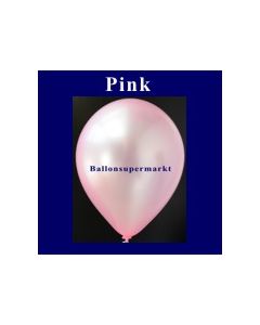 Luftballons Metallic 25 cm Pink R-O 100 Stück