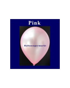 Luftballons Metallic 25 cm Pink R-O 10 Stück