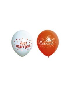 Luftballons &quot;Just Married&quot; 100 Stück
