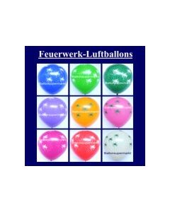 Motiv-Luftballons-Feuerwerk