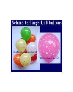 Motiv-Luftballons-Schmetterlinge