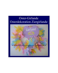 Ostergirlande, Osterdekoration, Ziergirlande zu Ostern