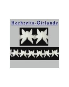 Hochzeitsdeko-Girlande Tauben 6 m / 10 Stück