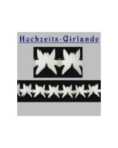 Hochzeitsdeko-Girlande Tauben 6 m / 10 Stück